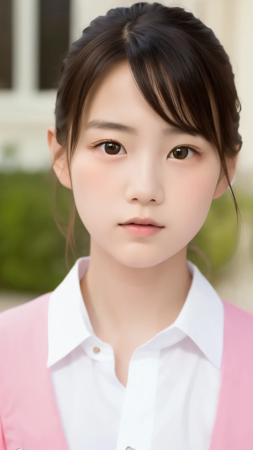 (masterpiece, Highest quality:1.2), One Girl, ************, cute, Expressionless, alone, Small Nose, Small red cheeks and nose, 非常にcute表情, Random Hairstyles, Flat Chest、