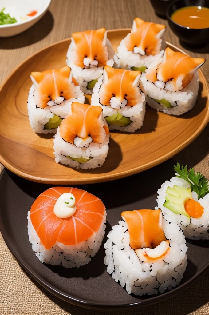 Fox sushi、Konkon Sushi、Inari sushi