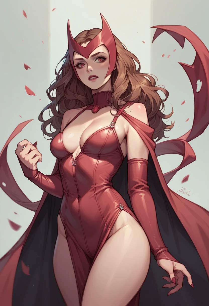 The Scarlet Witch Without Clothes