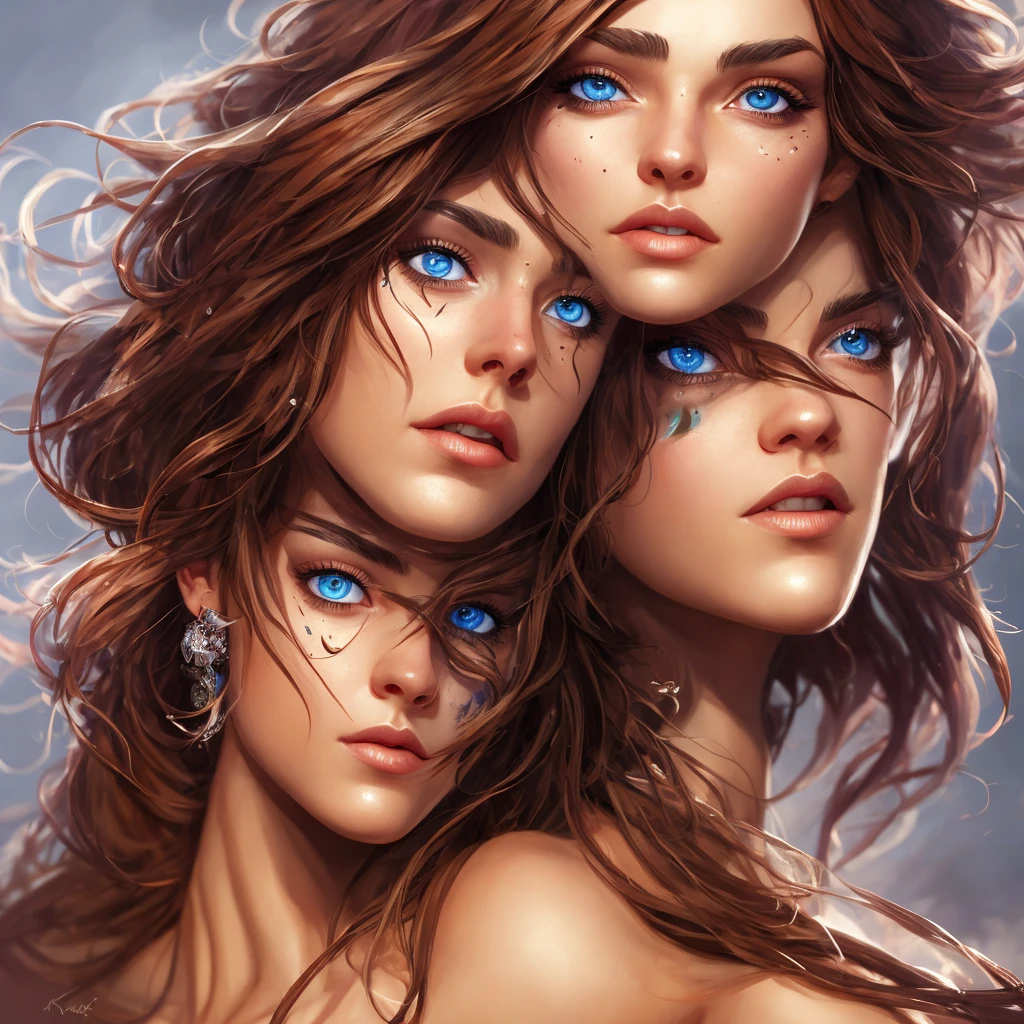 a young woman, brown mid-length hair, master martial artist, fantasy character, highly detailed face, beautiful detailed eyes, beautiful detailed lips, extremely detailed eyes and face, long eyelashes, graceful pose, dynamic action, cinematic lighting, dramatic atmosphere, vibrant colors, digital painting, concept art, 8k, best quality, masterpiece