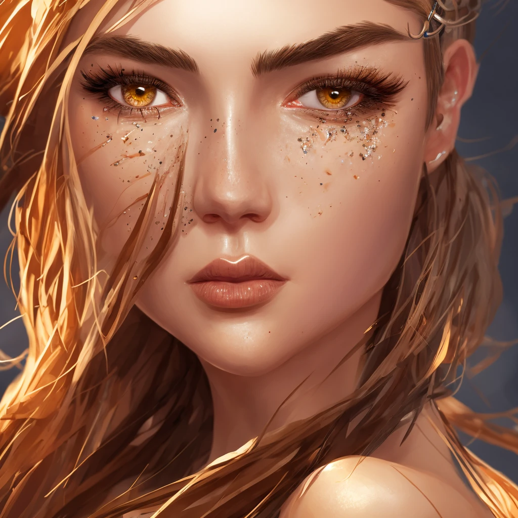 a young woman, brown mid-length hair, master martial artist, fantasy character, highly detailed face, beautiful detailed eyes, beautiful detailed lips, extremely detailed eyes and face, long eyelashes, graceful pose, dynamic action, cinematic lighting, dramatic atmosphere, vibrant colors, digital painting, concept art, 8k, best quality, masterpiece