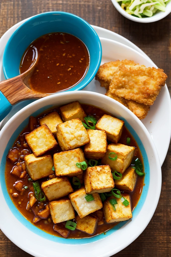 Fried tofu