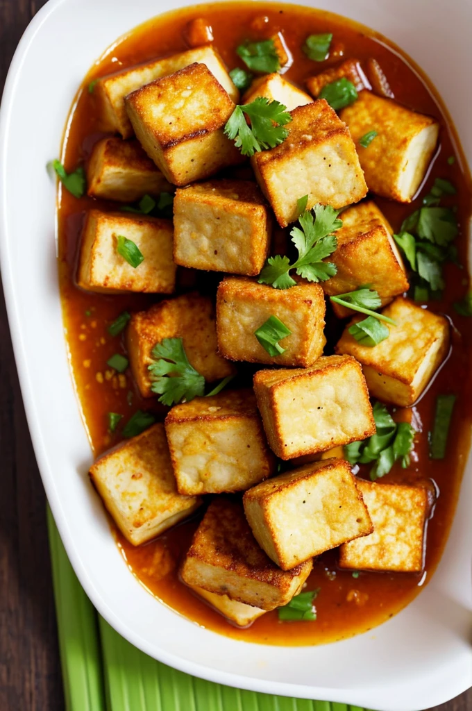 Fried tofu