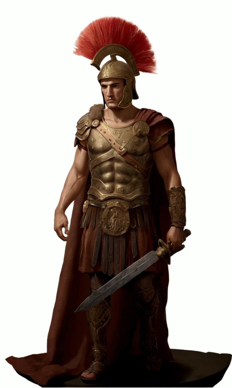 Greek warrior, gaules: ultra realistic and detailed
