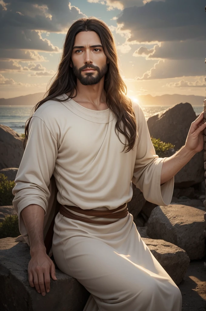 Create a realistic Jesus image