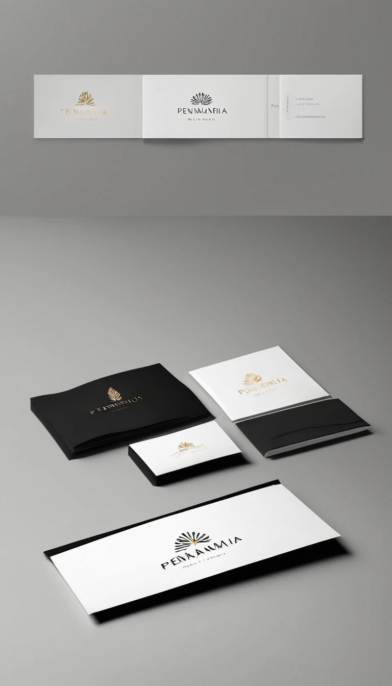 A minimal, modern, simple, cinematic logo design for the brand “Penamemoria". Create a modern, minimalistic, high-quality, logo of a feather that convey a sense of memories and dreams.