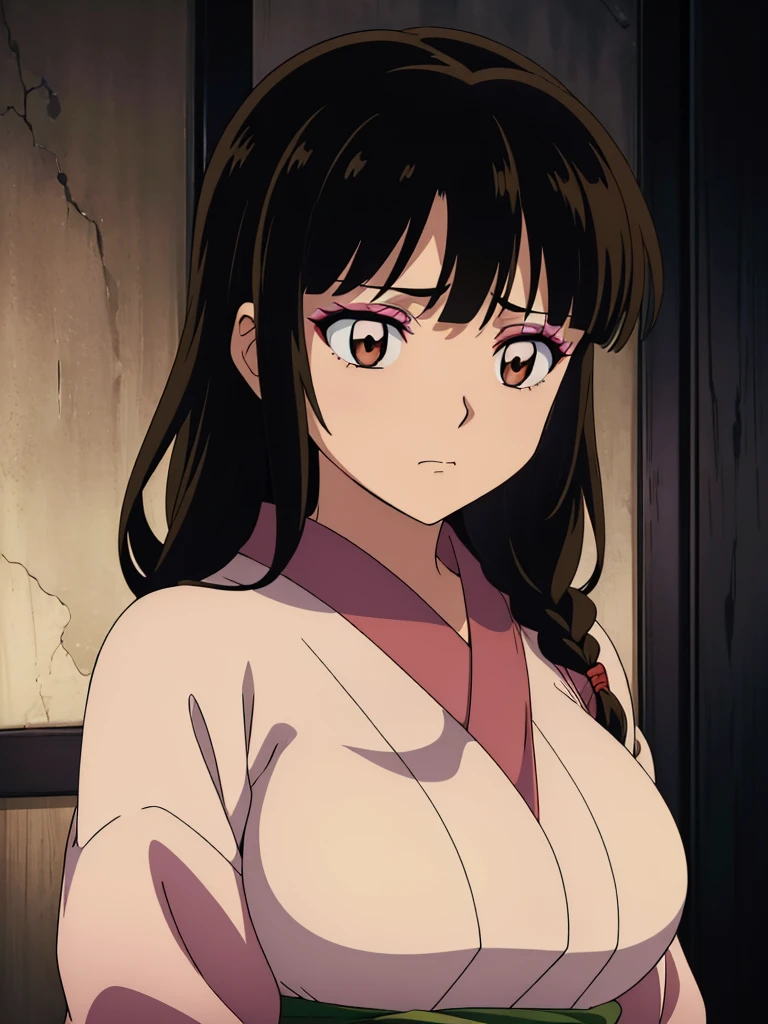 Coral,(((((long、Brown Eyes、Eyeshadow))))) 、(((((tits)))))、((((kimono、tits))))、Sweaty、Solo,Sad face,sad、((((Sad face))))、anime、（（（（NSFW））））、(masterpiece、Highest quality)、Best Quality, Mastepiece, 超High resolution, ((Mastepiece:1.4, Best Quality)), ((Mastepiece, Best Quality))、 (超High resolution:1.2), High resolution、perfection、Mastepiece, Best Quality, Detailed , Soft Dim Lighting, Add_Details, Good lighting、Very detailed、Very detailedCGユニティ8Kでの壁紙、An illustration、((Beautiful detailed face))、( ((Super detailed )))、High resolutionAn illustration、((An illustrationベスト))、Highly detailed eyes、perfectionな照明、(NSFW:1), (((masterpiece))), Adult women、Mature Woman、(1 person)、Solo Focus、Shiny skin、 Beautiful girl with beautiful details, Very cute, Beautiful girl with beautiful details, Professional photography lighting, Very detailed目と顔, Eyes with beautiful details、Beautiful detailed hair, Beautiful detailed cold face、 (Dark Shot:1.4), (Best Shadow), In the darkness, Deep Shadow,