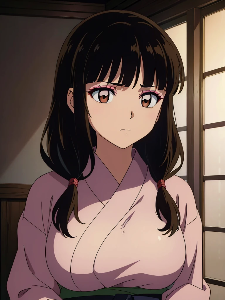 Coral,(((((long、Brown Eyes、Eyeshadow))))) 、(((((tits)))))、((((kimono、tits))))、Sweaty、Solo,Sad face,sad、((((Sad face))))、anime、（（（（NSFW））））、(masterpiece、Highest quality)、Best Quality, Mastepiece, 超High resolution, ((Mastepiece:1.4, Best Quality)), ((Mastepiece, Best Quality))、 (超High resolution:1.2), High resolution、perfection、Mastepiece, Best Quality, Detailed , Soft Dim Lighting, Add_Details, Good lighting、Very detailed、Very detailedCGユニティ8Kでの壁紙、An illustration、((Beautiful detailed face))、( ((Super detailed )))、High resolutionAn illustration、((An illustrationベスト))、Highly detailed eyes、perfectionな照明、(NSFW:1), (((masterpiece))), Adult women、Mature Woman、(1 person)、Solo Focus、Shiny skin、 Beautiful girl with beautiful details, Very cute, Beautiful girl with beautiful details, Professional photography lighting, Very detailed目と顔, Eyes with beautiful details、Beautiful detailed hair, Beautiful detailed cold face、 (Dark Shot:1.4), (Best Shadow), In the darkness, Deep Shadow,