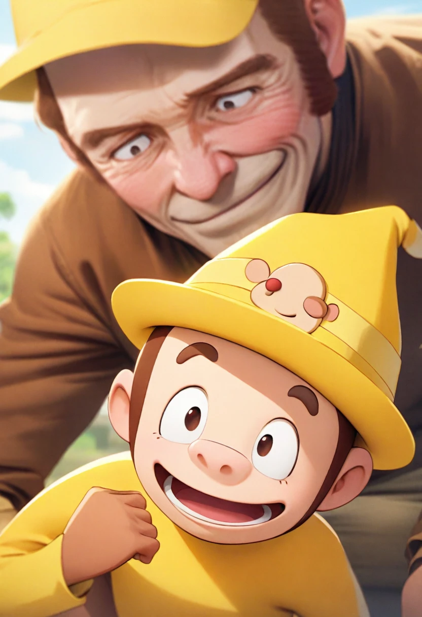 Curious George and the Man in the Yellow Hat