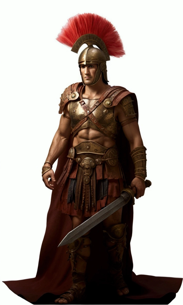 Trojan warrior: ultra realistic and detailed