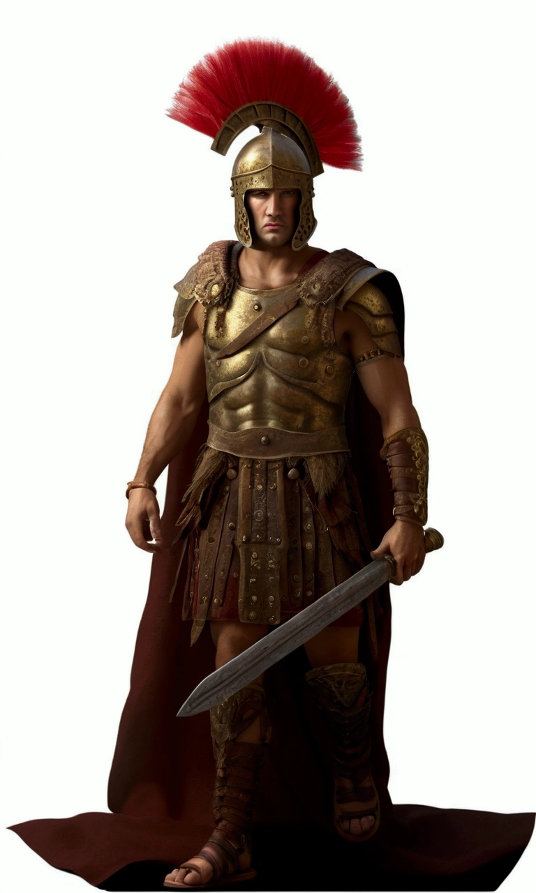 Trojan warrior: ultra realistic and detailed
