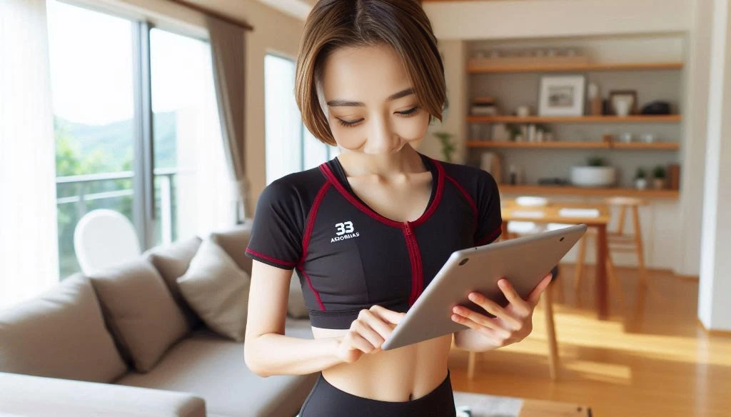 masterpiece, realistic, photorealistic, best quality, beautiful detailed, natural lighting, sharp focus, depth of field, slim body, abs:1.2, small breasts, best quality real texture skin, Detailed beautiful delicate face and eyes, beautiful Japanese young woman, eyes open, looking at viewer, best quality real texture skin, Detailed beautiful delicate face and eyes, double eyelid, smile:1.2, white teeth:1.2, short straight brown hair,
