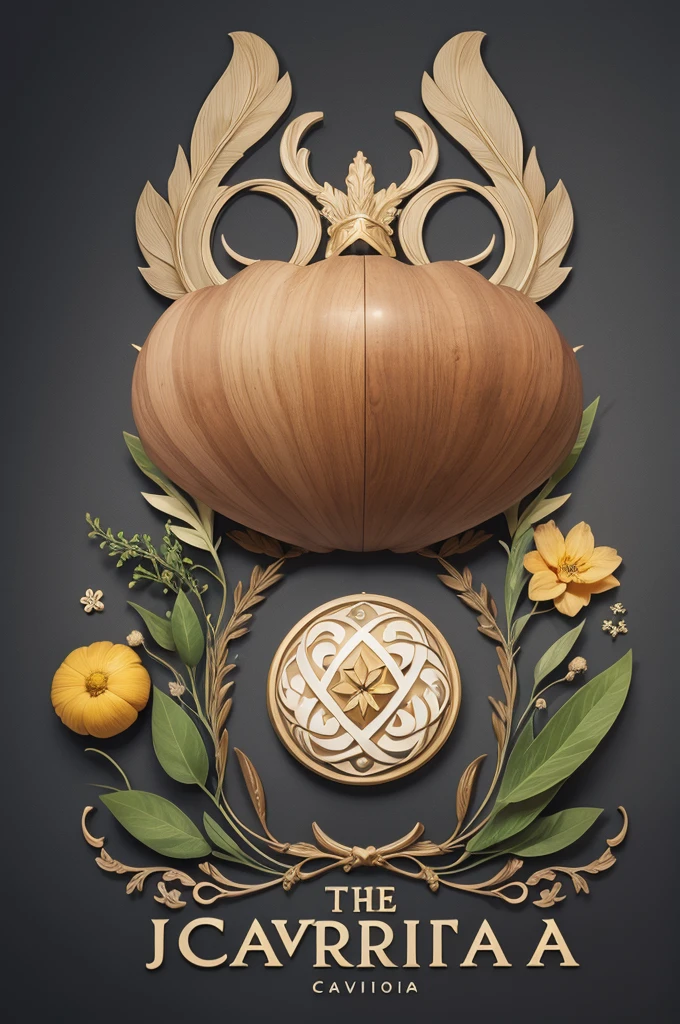 Make a logo for carvoria with the name JM carvoaria