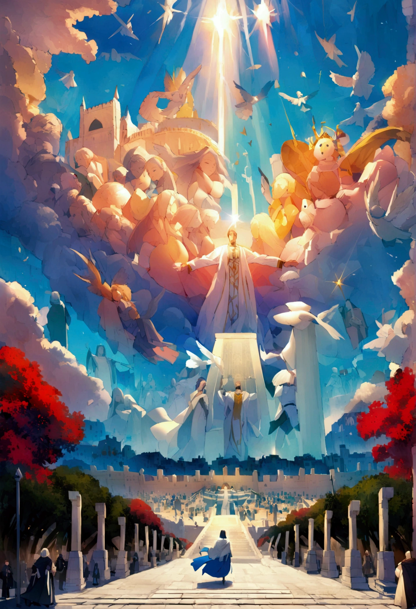 god、Bible、godの言葉、truth、Book、heaven、glory、The Kingdom of the Millennium、happiness、Shine、god、White robe、Angel、Jerusalem、The Kingdom of the Millennium、