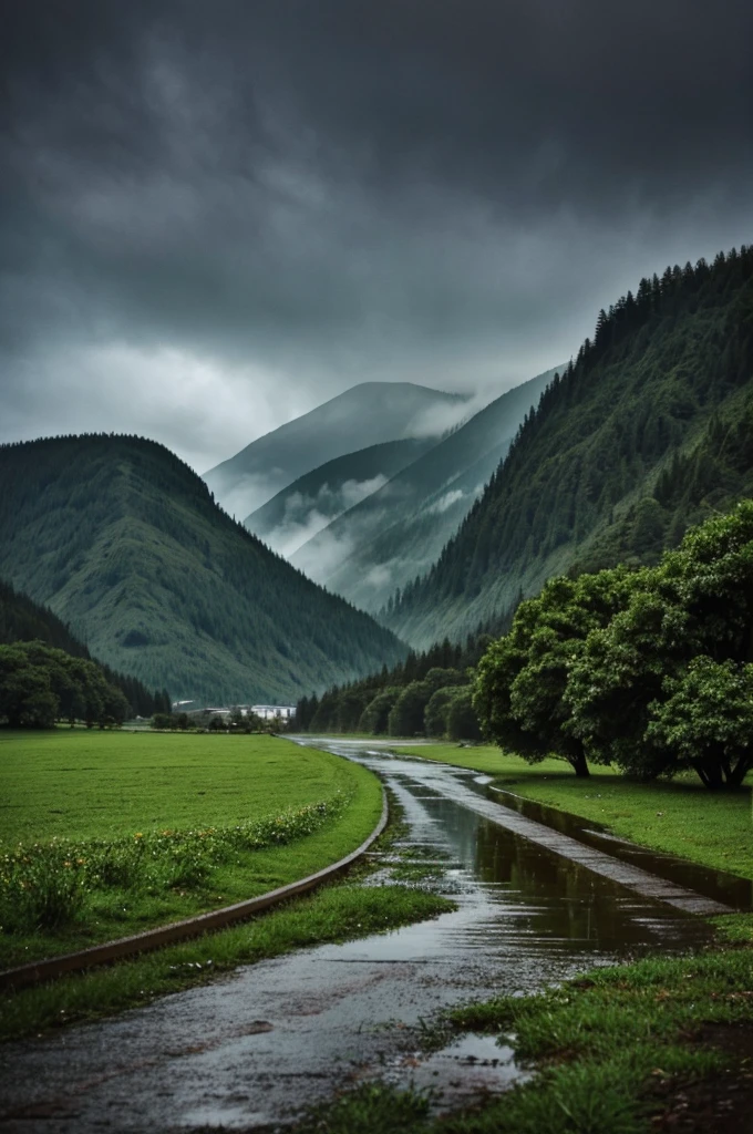 Beautiful images of nature and rain 