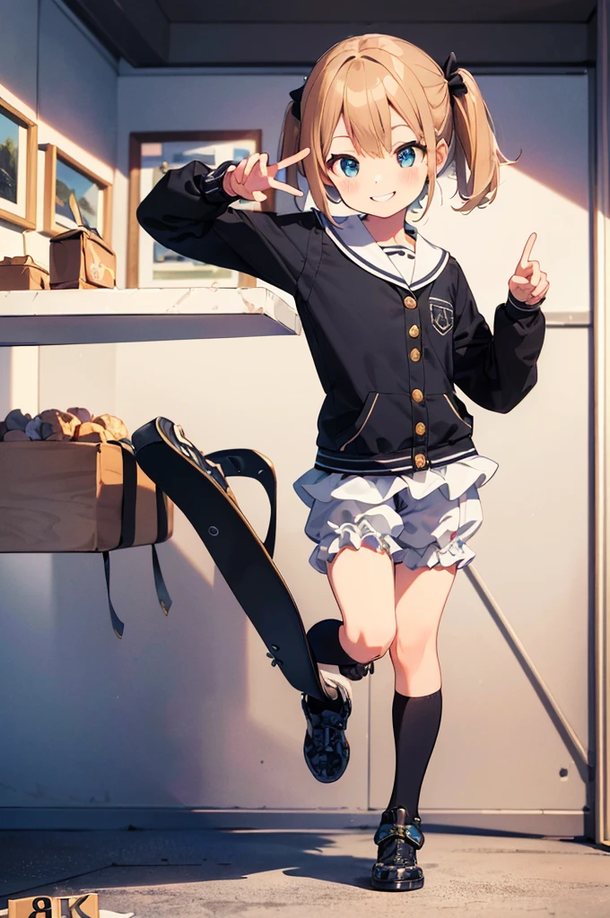 Multiple Girls, (masterpiece:1.8),(Highest quality:1.8),(Very detailed:1.8),(8k:1.8),(Ultra-fine Illustration:1.3),Random Hairstyles,Flat Chest,Long sleeve sailor suit,Butt,(Frills,Bloomers:1.4),(Pose with a smile:1.5),running,(Full body angle),, Gymnastics