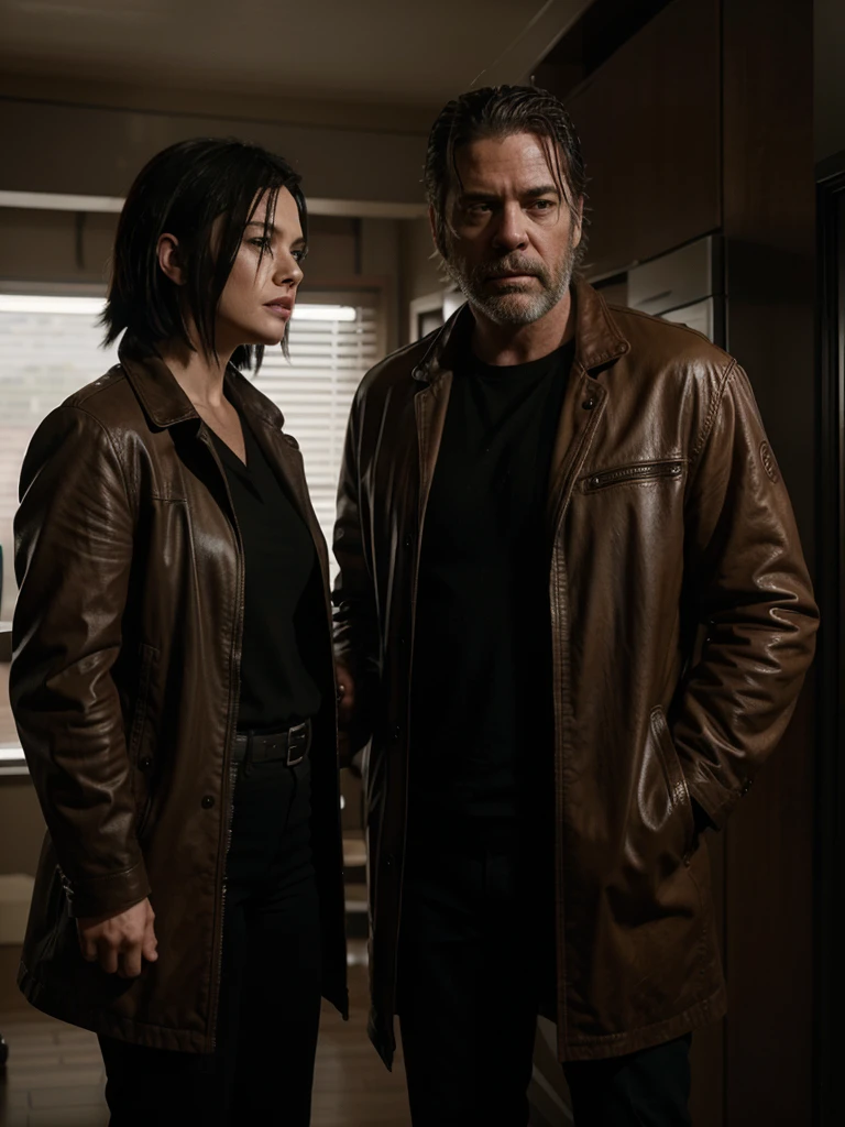 Show me Rick Grines and Negan Smith shaking hands