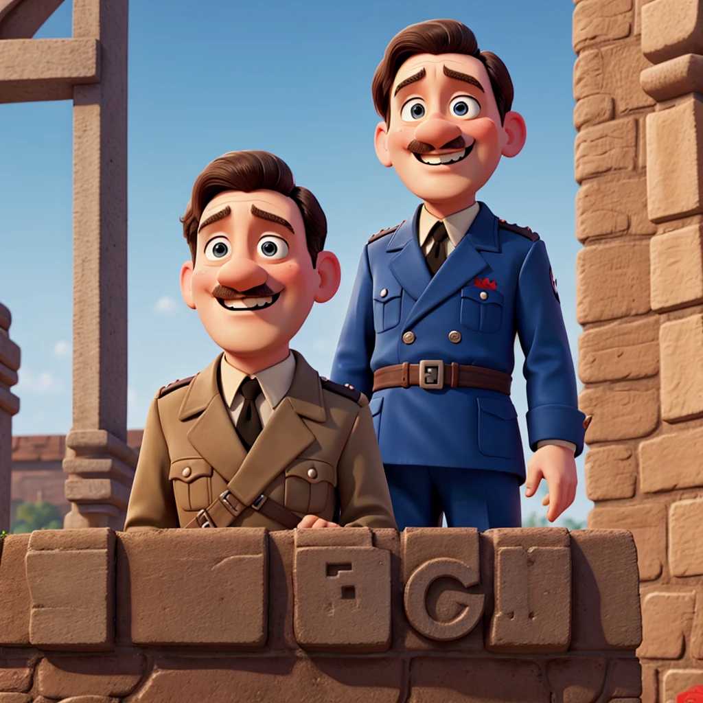 Hitler smiling Disney movie cover