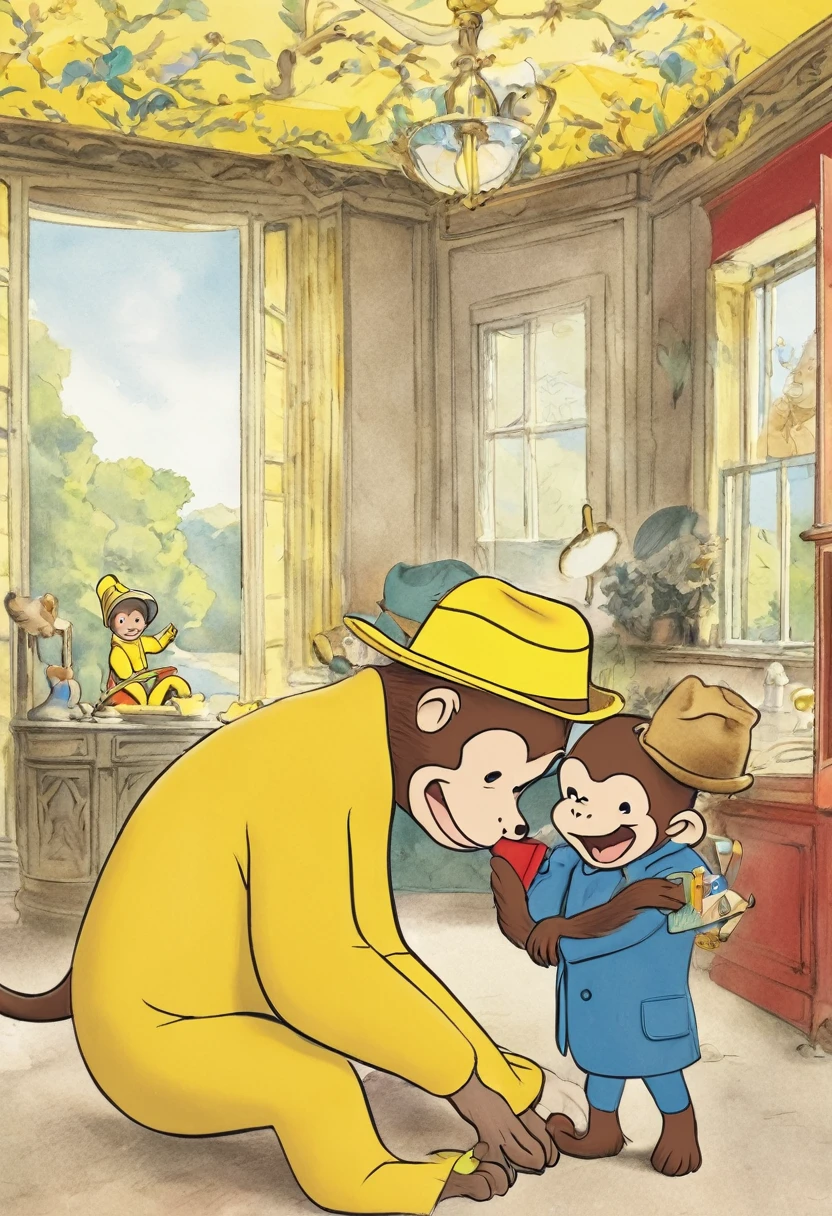 Curious George and the Man in the Yellow Hat