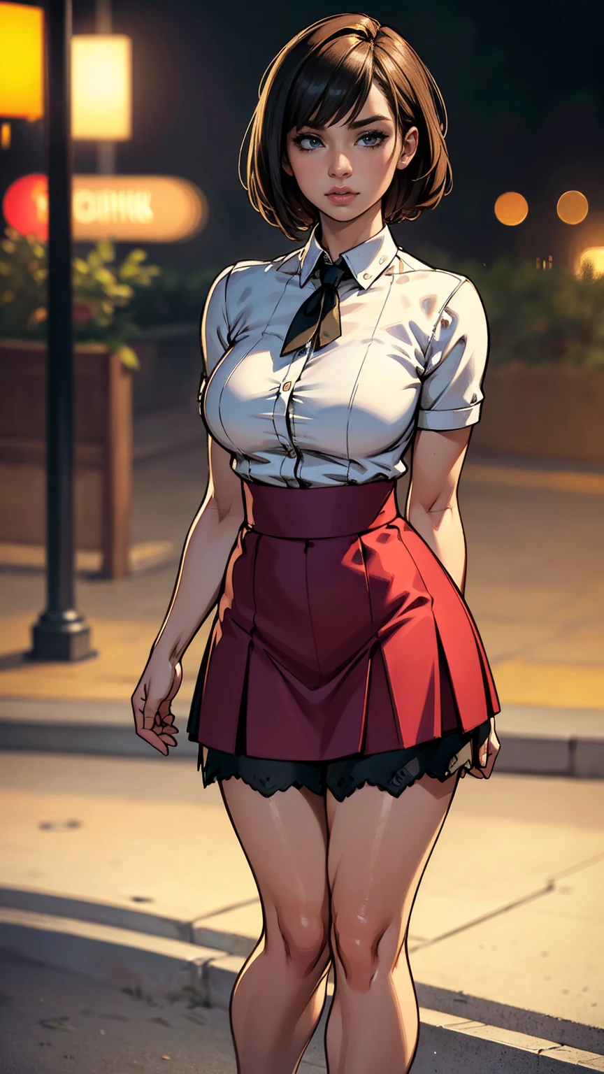 1girl, beautiful short skirt, beautiful detailed face, beautiful detailed eyes, beautiful detailed nose, beautiful detailed lips, beautiful detailed arms, beautiful detailed legs, extremely detailed and realistic full body, (best quality,4k,8k,highres,masterpiece:1.2),ultra-detailed,(realistic,photorealistic,photo-realistic:1.37),HDR,UHD,studio lighting,ultra-fine painting,sharp focus,physically-based rendering,extreme detail description,professional,vivid colors,bokeh,photorealistic, highly detailed,realistic portrait