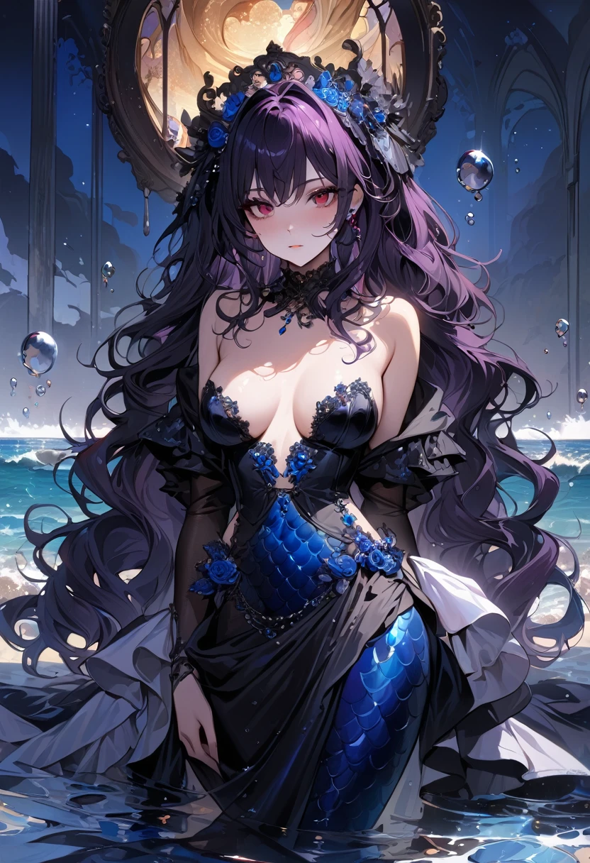 ((The pussy is the center of the picture)),(small breasts)、(round chest),((Ahegao)),(beach),((shiny skin))((((High school girl wearing a sexy swimsuit))))),(((beautiful blue eyes))),(((seducing))), (low length),big breasts,(Hair that is a mixture of blue and pink),((The whole body is wet))((black tights)) (Amazing meaty pussy) ((Short hair with blue and pink hair))、((Spreading her pussy hole with her hand)),drooling、Masterplece met from the front (( is dripping vigorously from her pussy.)))