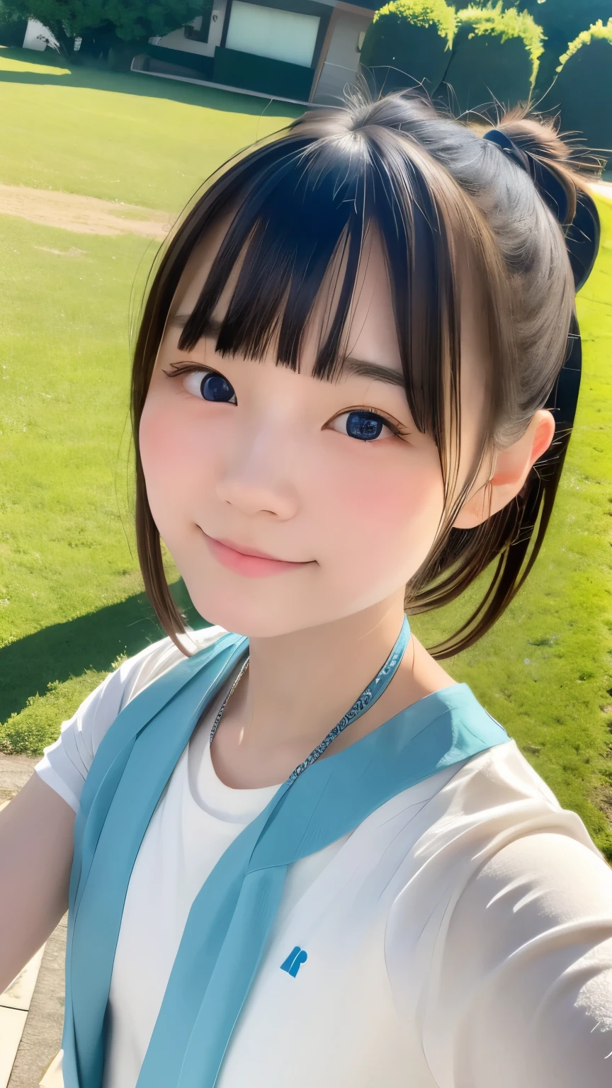 Japanese, One Girl, ************, Famous Japanese idols, 1 cute girl, very young face, masterpiece, high quality, Small face, （Very small breasts:1.8）