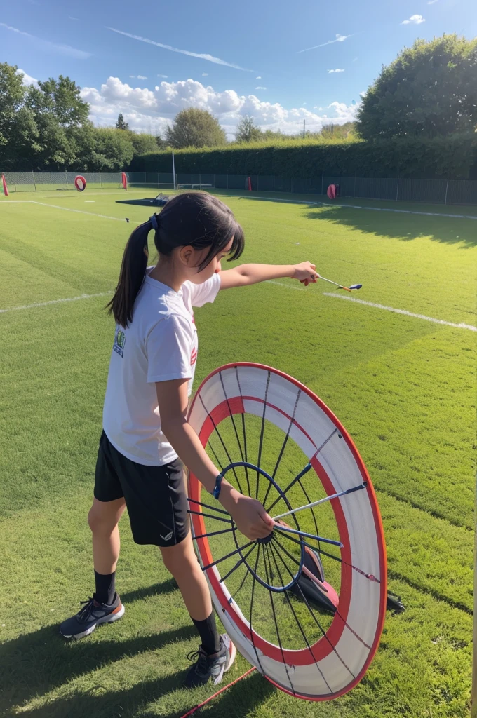 Make an outdoor location with lots of archery targets for students to train realistically