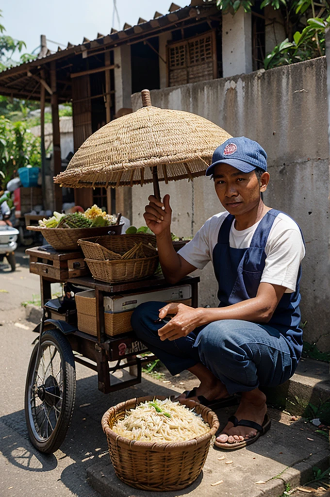 pecel rice seller