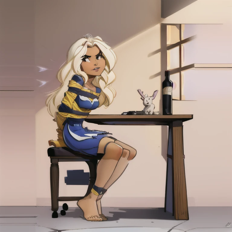 ((very wide shot:1.3)), epiCPhoto, young-woman, sexy, blonde long hair, brown eyes, (tanned skin:1.2), (Off-the-shoulder ball gown with a layered skirt), ((Sitting on a stool, leaning forward with elbows on knees,)), australia, barefoot ,(city, sydney opera house):1.2, masterpiece, best quality, ultra-detailed, dramatic shadows, beautiful detailed face, colorful, god-rays, dramatic-light, intricate-details, cinematic-lighting, breathtaking, 8k,