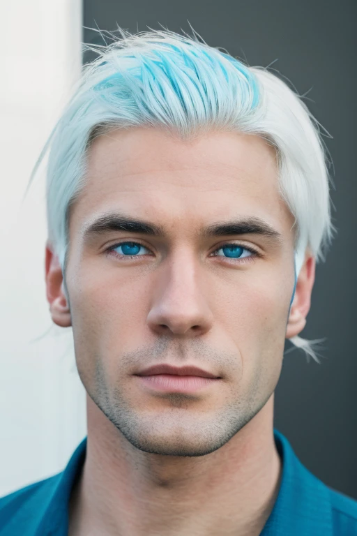 Gojo satouru. A guy with white hair and bright teal blue eyes. A MALE.