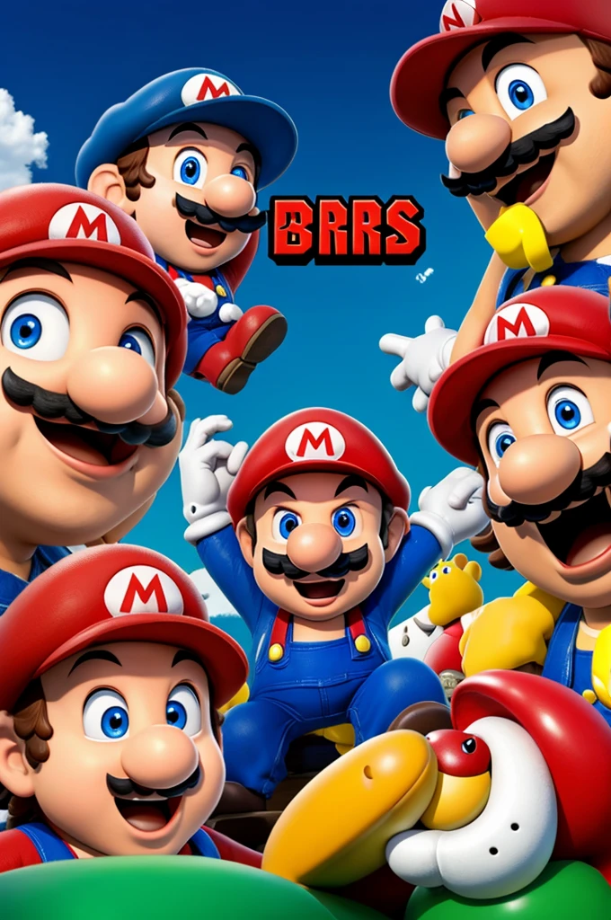 Marios bro&#39;s fighting with goku