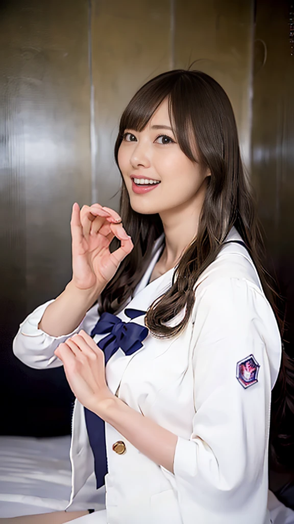 shiraishi mai,maimai,sailor suit,(school uniform,standing), (((masterpiece, best quality, best illustration, high resolution, 1girl, solo))), (shirashi mai), ((medium breasts)), beautiful face, smile,shiny skin,Fellatio Gesture,aroused,((open mouth)),(shiraishi mai),(8k, RAW image, Best Quality, Masterpiece: 1.2), (Realistic, photo realistic: 1.37), 1 girl, professional lighting,smile, slender,looking at view, Beautiful woman with perfect figure, slender , Very detailed facial and skin texture, shiraishi mai,((seductive)), RAW photograph, Single woman,(shiraishi mai),1girl,super fine an extremely delicate and beautiful,luxurious bedroom, (ultra-detailed), ((an extremely delicate and beautiful)),(beautiful detailed eyes), extremely detailed face,(shiraishi mai), cute smile, 1girl, shiraishi mai,pov, simple background
