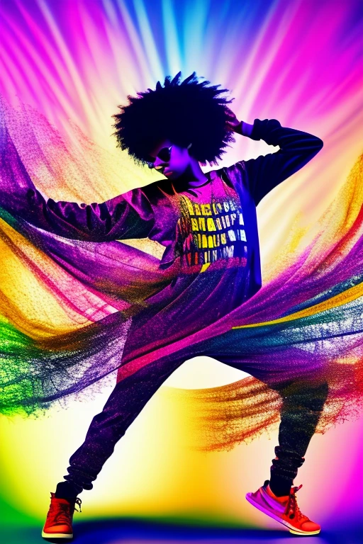 A background filled with scattered musical notes in various sizes and colors
A background completely filled with scattered musical notes in various sizes and colors, covering the entire screen.
beautiful girl colorful image
Dance hiphop Dance CREW Waacking Dance
Punking
black medium hair black medium hair
Five fingers Baggy clothes Baggy clothes