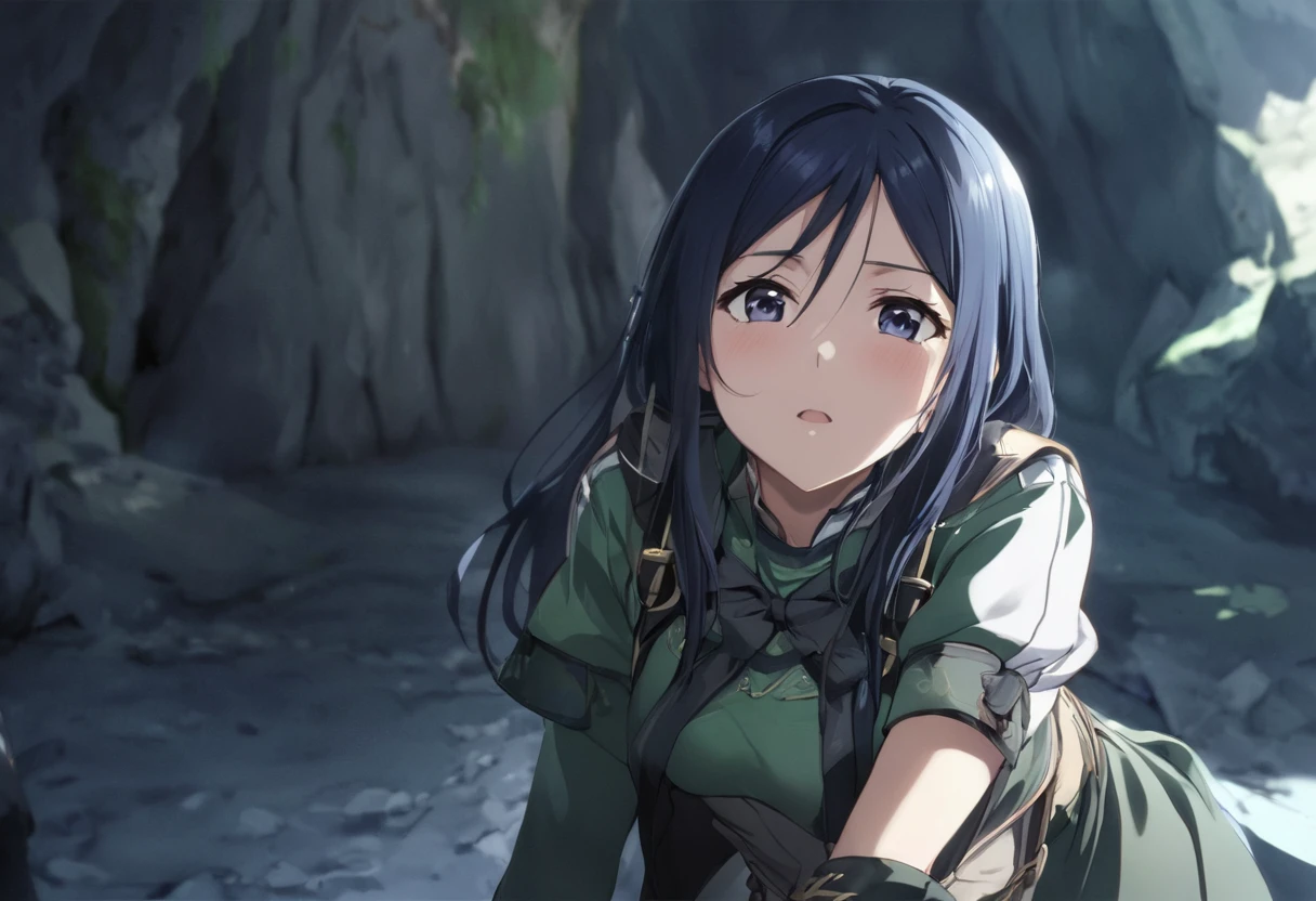 Love Live adult Matsuura Kanan, masterpiece, highest quality, gloss, cave of the enemy, attire random, Feel in the trap (sexual)