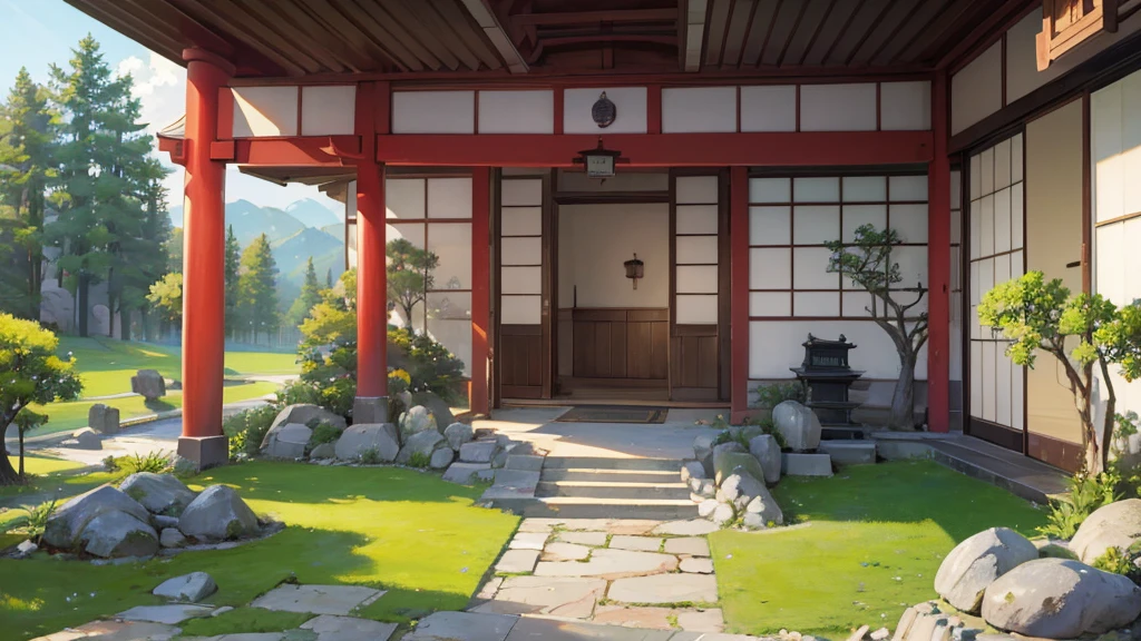 ((Highest quality)), ((masterpiece)), (detailed),Japanese zen garden