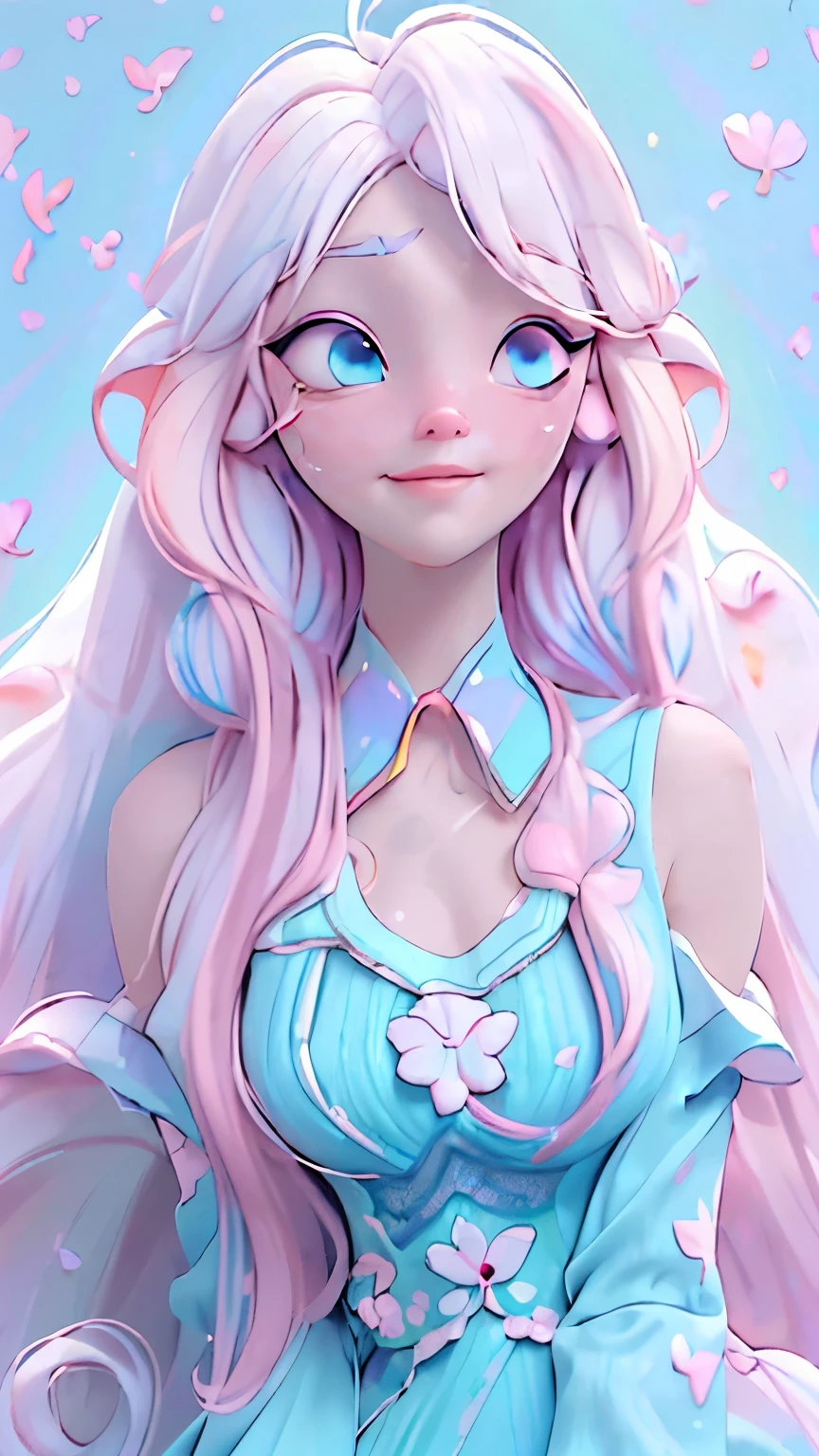 (Pink Fashion T-shirt:1.9),(Colorful hair: 1.8), (all the colours of the rainbow: 1.8),(((((vertical painting:1.6))), (painting:1.6),front, comics, illustrations, paintings, large eyes, crystal clear eyes,( rainbow color gradient high ponytail:1.7), exquisite makeup, closed mouth,(Small Fresh: 1.5),(Wipe Chest: 1.6) ,long eyelashes, white off shoulder T-shirt, White Shoulder Shirt,looking at the audience, large watery eyes, (rainbow colored hair:1.6), color splash, (solo:1.8), color splash, color explosion, thick paint style, messy lines, ((shining)),(colorful), (colorful), (colorful), colorful, Thick Paint Style, (Splash) (Color Splash), Vertical Painting, Upper Body, Paint Splash, Acrylic Pigment, Gradient, Paint, Highest Image Quality, Highest Quality, Masterpiece, Solo, Depth of Field, Face Paint, colorful clothes, (Elegant: 1.2), gorgeous,long hair, wind, (Elegant: 1.3), (Petals: 1.4),(((masterpiece))),(((best quality))),((ultra-detailed)),(illustration),(dynamic angle),((floating)),(paint),((disheveled hair)),(solo),(1girl) , (((detailed anima face))),((beautiful detailed face)),collar,bare shoulders,white hair, ((colorful hair)),((streaked hair)),beautiful detailed eyes,(Gradient color eyes),(((colorful eyes))),(((colorful background))),(((high saturation))),(((surrounded by colorful splashes))),