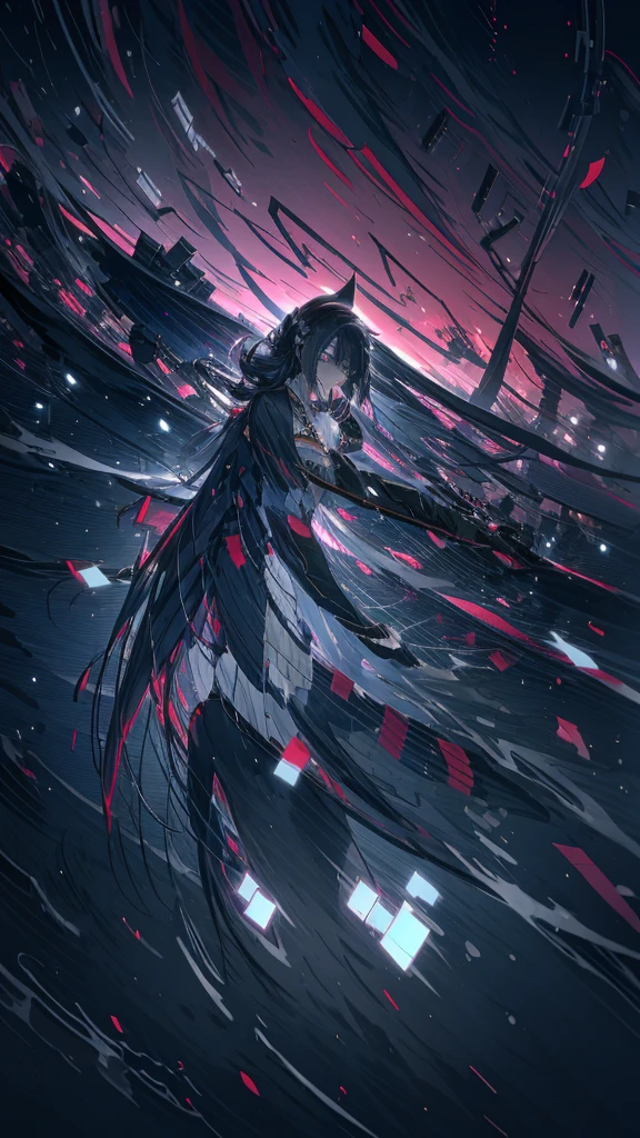 Anime girl holding a gun, nagito komaeda, Gwaiz, Yandere, gapmoe Yandere grimdark, change, gapmoe Yandere, fubuki, splash art anime change, In a dress, by Kamaguruka, Beautiful and detailed anime art, portrait gapmoe Yandere grimdark, by Shimo