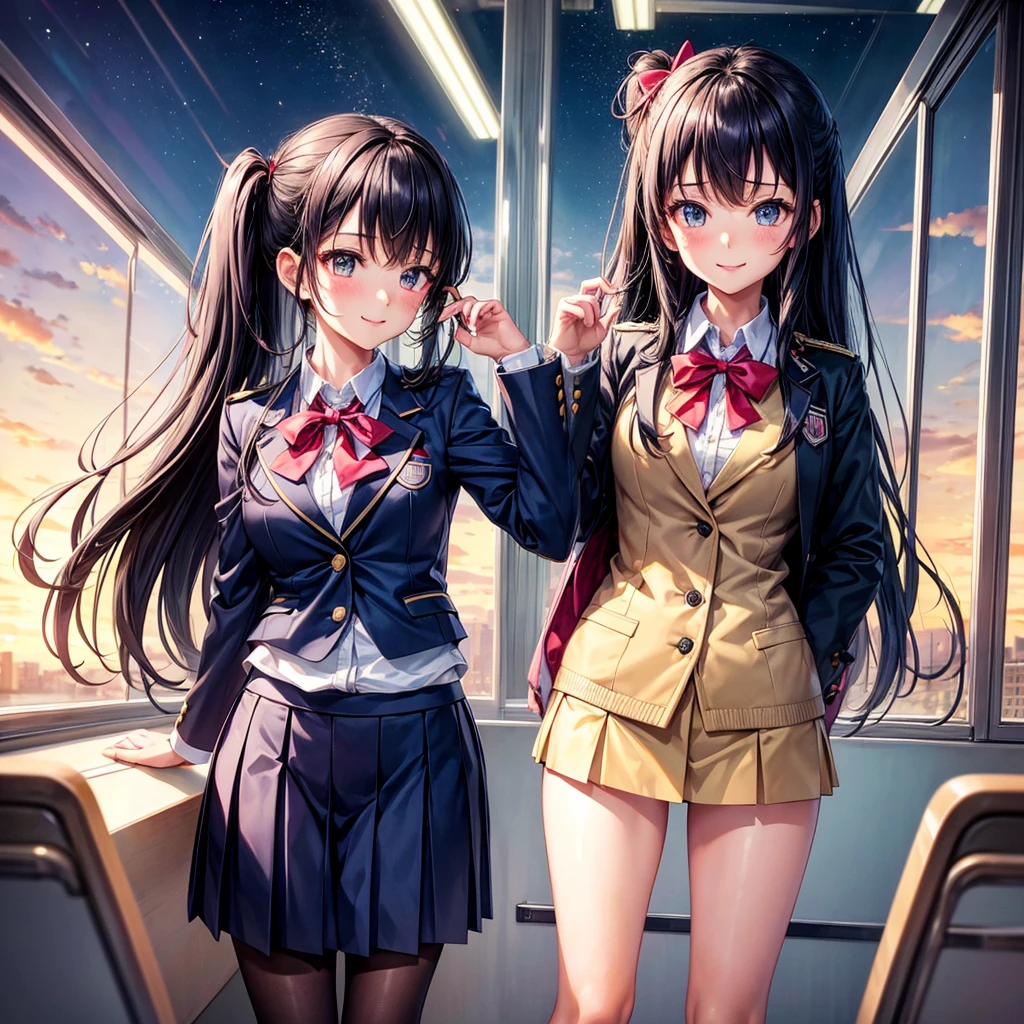 best quality，，smile，blazer，swimsuit，nepal，School，classroom，Different world，Collective of girls，JK，A girl taking off her uniform，Sexy and cute，New generation，Uniform of the Future，Ribbon on uniform，Evolution of fashion，middle School girlultiple girls are depicted,harem，idol group，starry sky background，photo shoot，long hair，wearing a cardigan，beautiful girlの国，girl&#39;s paradise，highest quality，big breasts，leather jacket，happy girl,horny girl，blue eyes，perfect face，standing position，She has her bangs down，fur jacket,Beautiful eyes，smooth hair，perfect eyes，beautiful girl，Angel Girl，multicolored hair colors，naughty girl，beautiful，High-dimensional beautiful girl，Multidimensional beautiful girl，gathering，Group、，