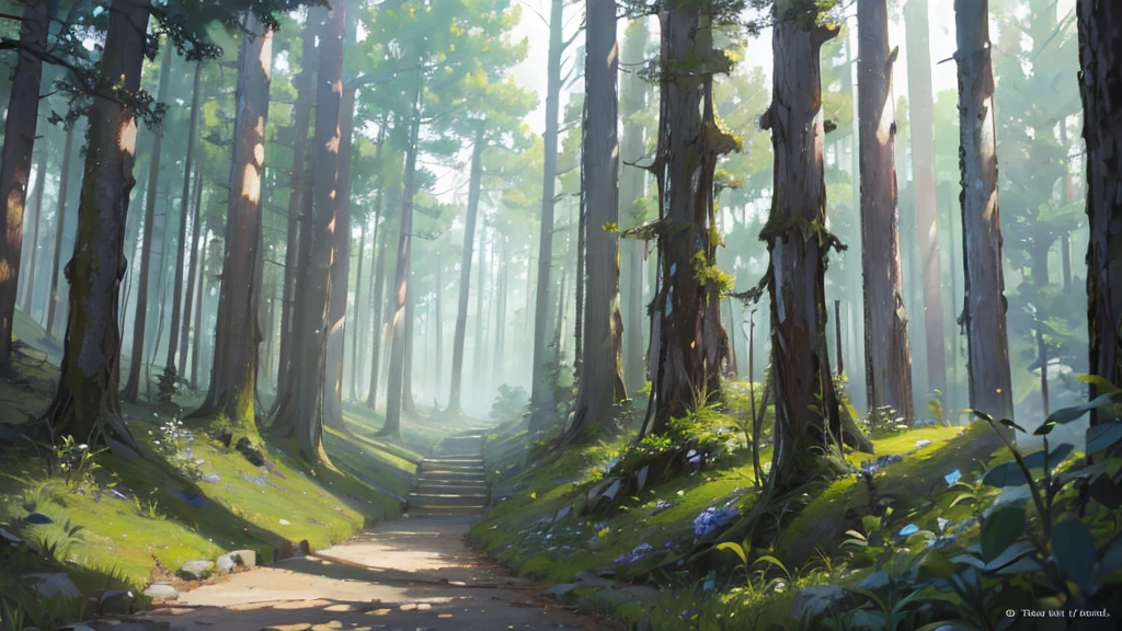 ((Highest quality)), ((masterpiece)), (detailed),Mystical Silent Forest