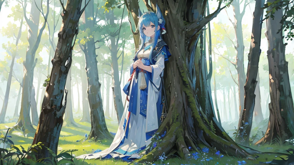 ((Highest quality)), ((masterpiece)), (detailed),Mystical Silent Forest