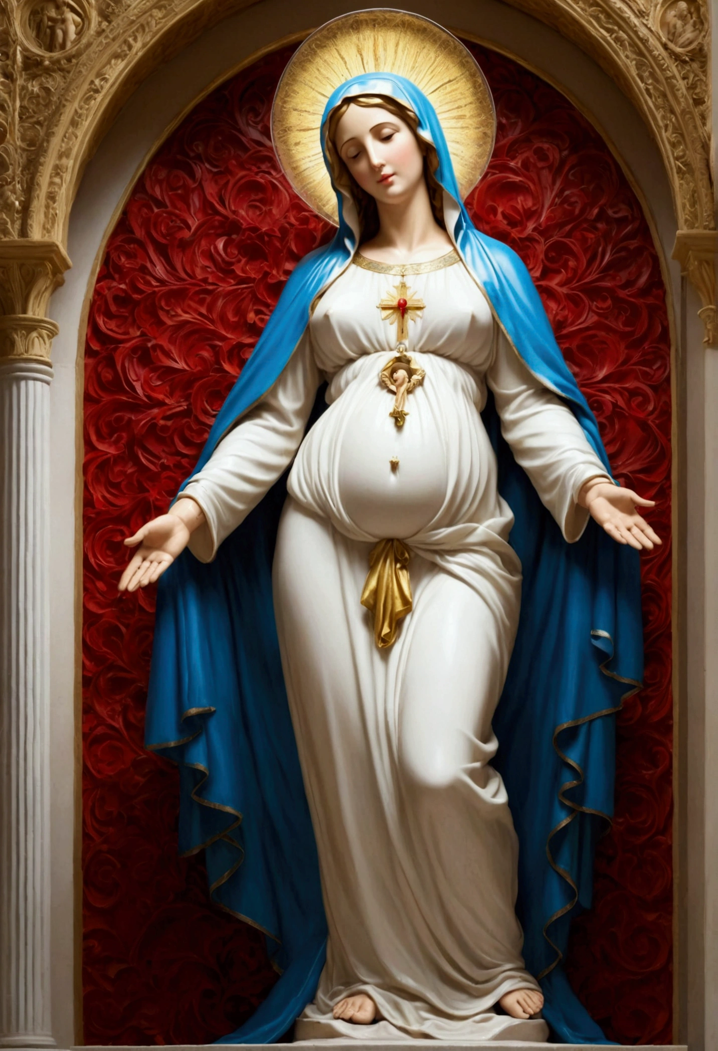 voluptuous sexy virgin mary having sex