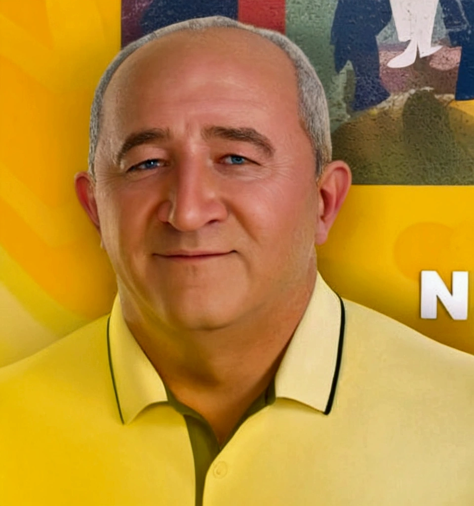 Cartoon character of a man with blue eyes and yellow shirt, an animated character, stylized character, animation style rendering, 3d stylized, Arnold Maya rendering, Stylized 3D rendering, toon render screenshot, 3d character, 3d character, Stylized 3D rendering, 3D character rendering, cartoon character, Personagem de close up, character posing, (Pixar-style) (master part:1.2) (bokeh) (best qualityer) (skin detailed) (detailed texture) (8k) (Argilla) (cinematic lighting) (sharp focus