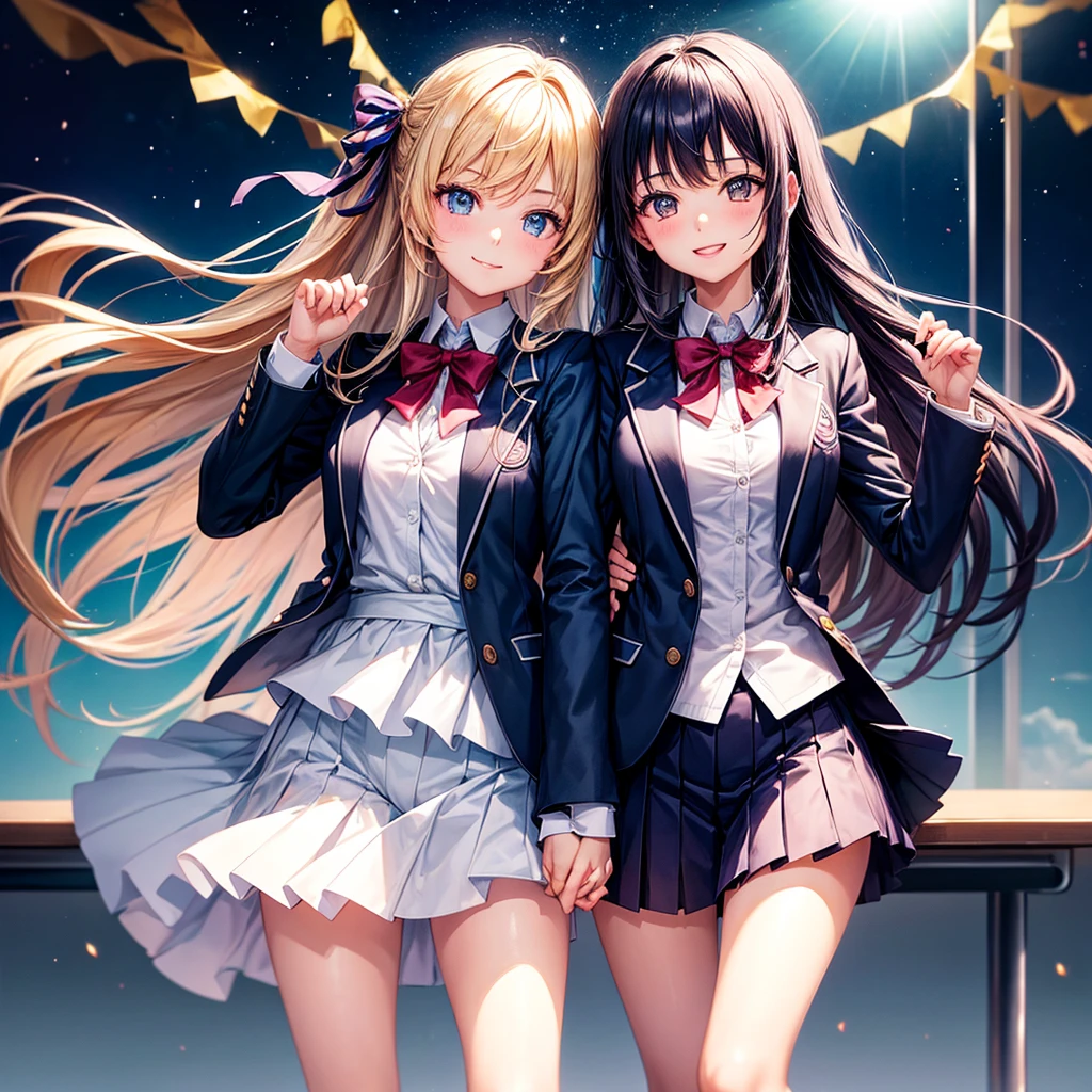 best quality,,smile,blazer,swimsuit,nepal,School,classroom,High-dimensional beautiful girl,Multidimensional beautiful girl,Multiple girls,Embrace each other,Colorful,Different world,Collective of girls,JK,A girl taking off her uniform,Sexy and cute,New generation,Uniform of the Future,Ribbon on uniform,Evolution of fashion,middle School girlultiple girls are depicted,harem,idol group,starry sky background,photo shoot,long hair,wearing a cardigan,beautiful girlの国,girl's paradise,highest quality,big breasts,leather jacket,happy girl,horny girl,blue eyes,perfect face,standing position,She has her bangs down,fur jacket,Beautiful eyes,smooth hair,perfect eyes,beautiful girl,Angel Girl,multicolored hair colors,naughty girl,beautiful,High-dimensional beautiful girl,Multidimensional beautiful girl,gathering,Group、,