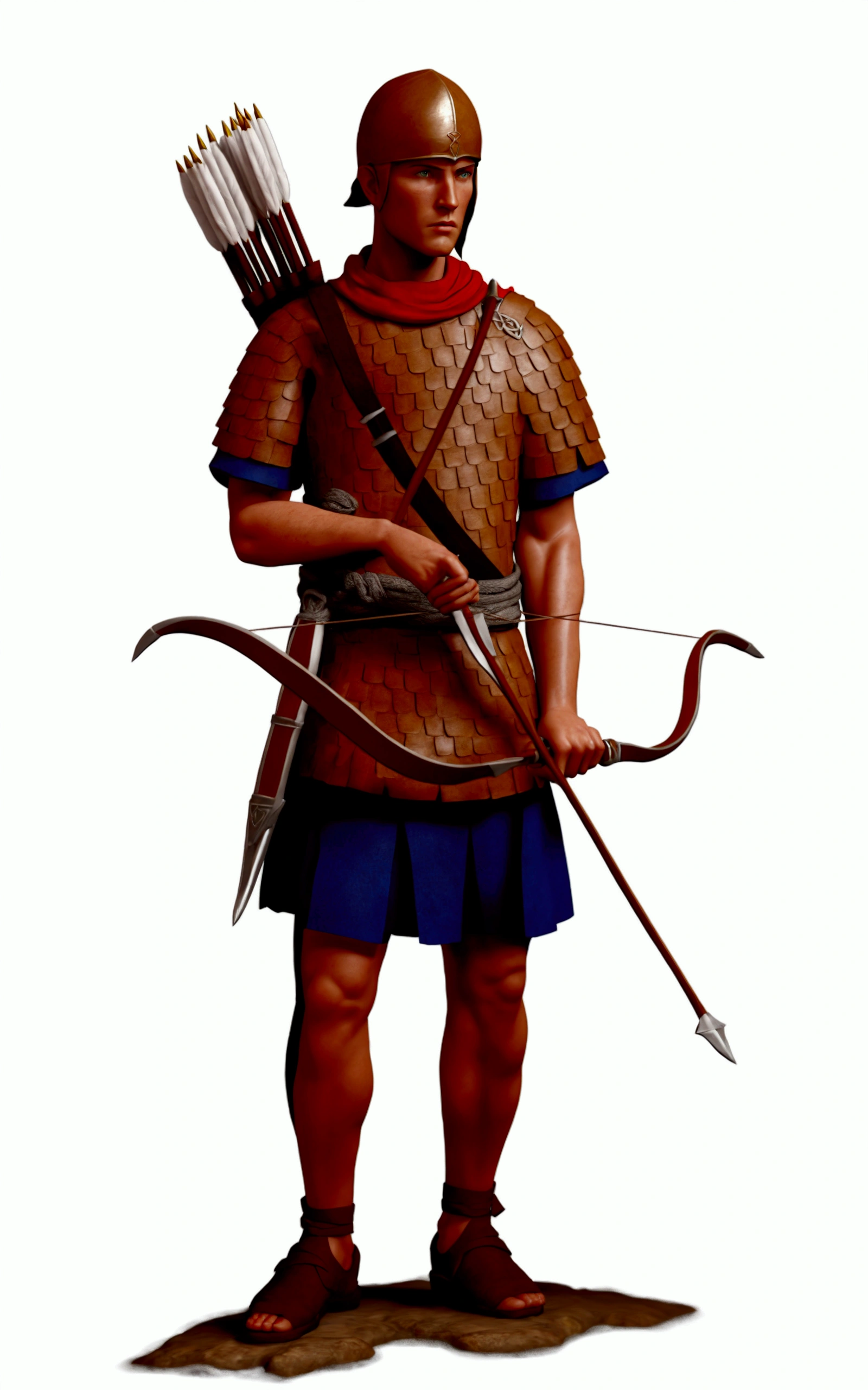 Celtic archer: ultra realistic and detailed