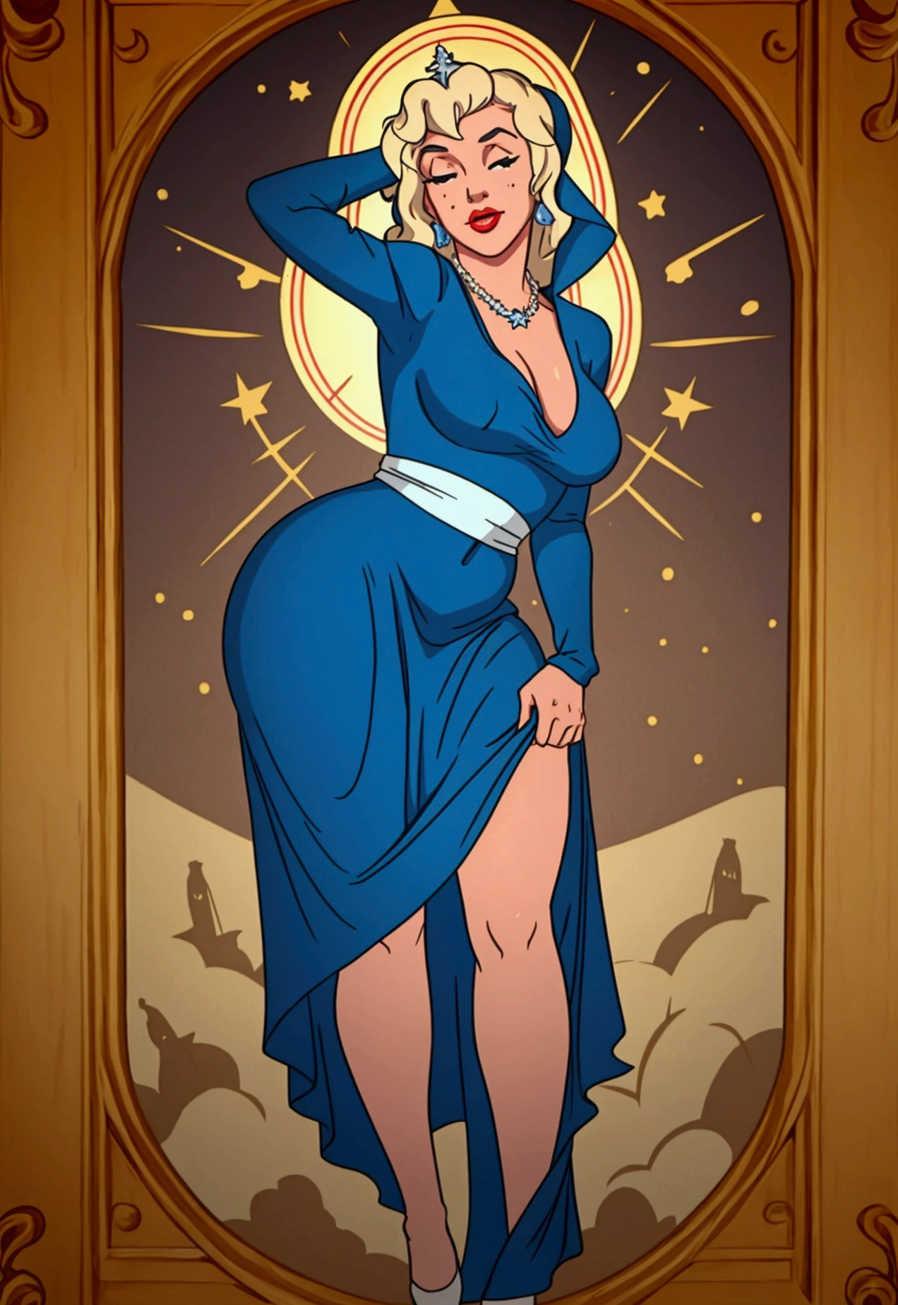 Marilyn Monroe as the Virgin Mary