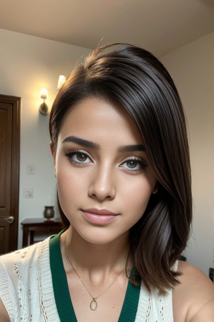 1 fille dans, 19 ans, seulement, photographie realiste, une belle fille kabyle algérienne, cheveux brun clair ondulés, Bijoux kabyles, Kabylian hair style, cheveux mi-longs, beau visage berbère kabyle, yeux marron clair-vert, peau claire, visage mince, corps des coureurs, portant une tenu d’actrice x, (peau texturée, pores de la peau:1.1), chair de poule, Pose séduisante, (Extérieur:1.1), villa en arriere plan, ensoleillé, Lumière naturelle, Nikon Z8 + NIKKOR Z 24-120 mm f./4S
