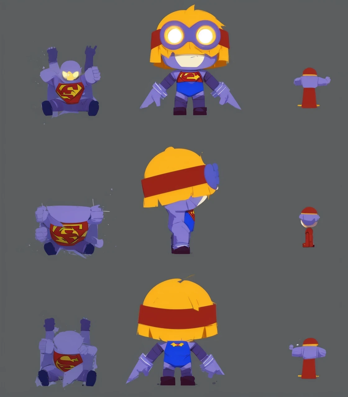 Luk change, super hero style to this character