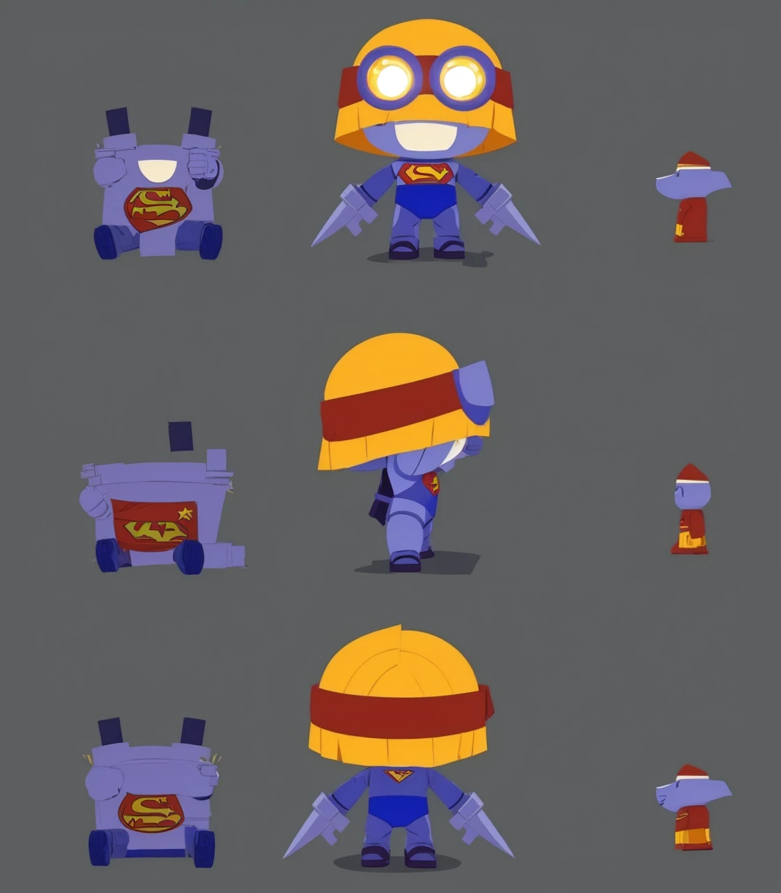 Luk change, super hero style to this character 