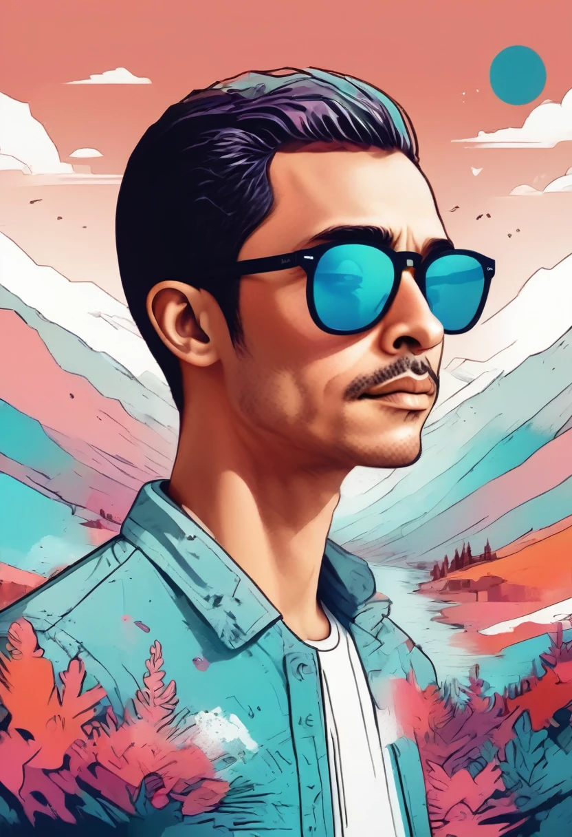 best quality,4k,8k,highres,masterpiece:1.2,ultra-detailed,realistic,photorealistic:1.37,t-shirt design,digital art by Malika Favre,elegant seal with sunglasses,shutterstock contest winner,logo art,artwork,angular,vivid colors,bokeh,illustration-style,modern,eye-catching pose,striking composition,sleek lines,contrast lighting,cool color palette,precise details,creative design,highly stylized,attention-grabbing concept,artistic vision,unique pattern,abstract elements,geometric shapes,playful interpretation,sophisticated aesthetic,crisp lines,dynamic movement,expressive strokes,fluid shapes,textured background,eye-catching typography,artistic flair