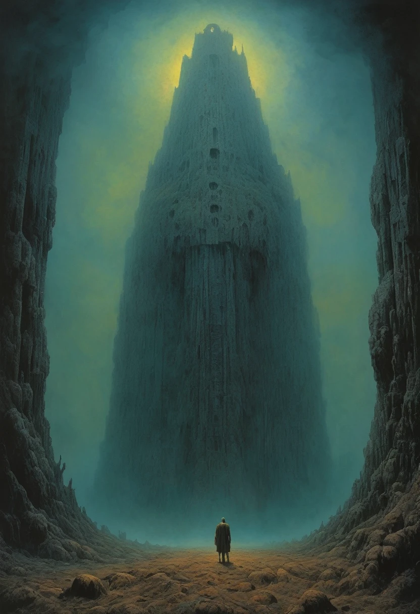 Underworld, author:Zdzislaw Beksiński, Highest quality, masterpiece, 8k